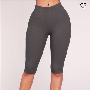 Fashion Nova Valentina Ribbed Biker Short